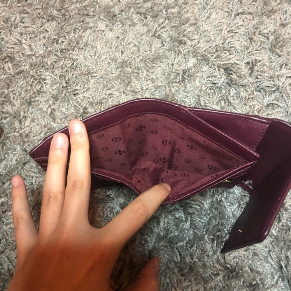 Tory Burch Burgundy Wallet - Picture 3 of 5